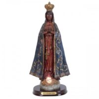 Imagem Nossa Senhora Aparecida 15cm Resina Ref 286453 Ave Maria