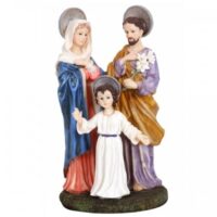IMAGEM SAGRADA FAMILIA RESINA 11CM 28699 AVE MARIA