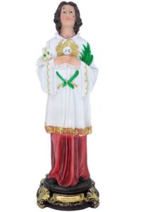 IMAGEM SAO TARCISIO RESINA 20CM 4536 AVE MARIA