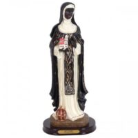 IMAGEM SANTA EFIGENIA 14CM RESINA 282463 AVE MARIA