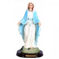 IMAGEM NOSSA SENHORA DAS GRACAS 14CM 287703 RESINA AVE MARIA