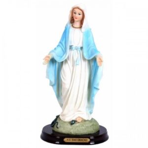IMAGEM NOSSA SENHORA DAS GRACAS 14CM 287703 RESINA AVE MARIA