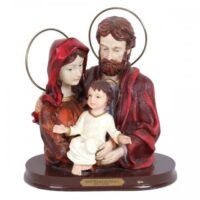 IMAGEM SAGRADA FAMILIA BUSTO 11CM RESINA 36100 AVE MARIA