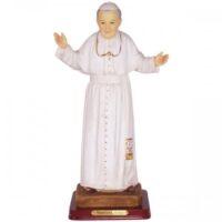 Imagem Papa Sao Joao Paulo Ii 21cm Resina 362771 Ave Maria