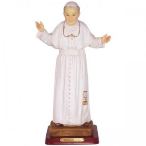 Imagem Papa Sao Joao Paulo Ii 21cm Resina 362771 Ave Maria