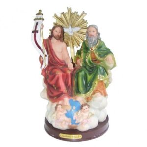 SANTISSIMA TRINDADE 30CM RESINA REF 11038012 ZONA LIVRE