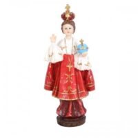 IMAGEM MENINO JESUS DE PRAGA 08CM RESINA REF 28241 ZL
