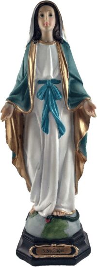 Imagem Nossa Senhora das Gracas 30cm Resina Ref 2048 Ave Maria