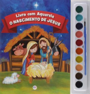 Livro com Aquarela, Nascimento de Jesus, O