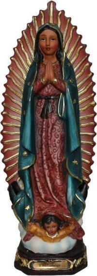 Imagem Nossa Senhora de Guadalupe 30cm Resina 3700 Ave Maria