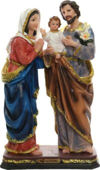 Imagem Sagrada Familia 20cm Resina 3719 Ave Maria