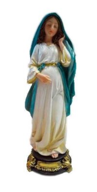 Imagem Nossa Senhora Gravida 20cm Resina 3026 Ave Maria