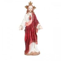 Imagem Sagrado Coracao de Jesus 8 Cm Resina Ref 28687 Zl