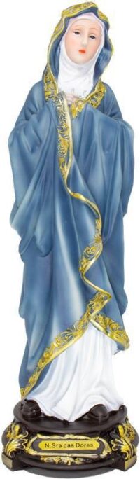 Imagem Nossa Senhora das Dores 40cm Resina Ref 5281 Ave Maria