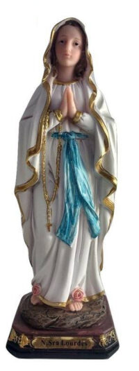 Imagem Nossa Senhora de Lourdes 30cm Resina Ref 2047 Ave Maria