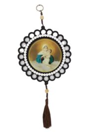 Medalhao de Porta Red Mold Arabes Nsra Aparecida Ref 195700500