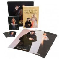 Box Amor e Misericordia Diario de Santa Faustina Capa Flexivel