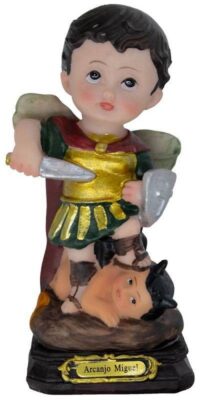 Imagem Sao Miguel Arcanjo Infantil 12,5cm Resina Ref 2885 Ave Maria