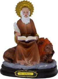 Imagem Sao Jeronimo 20cm Resina 5050 Ave Maria