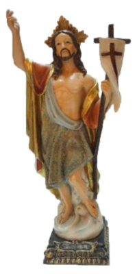 Imagem Jesus Ressuscitado 14cm Resina 4223 Ave Maria