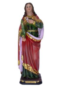 Imagem Santa Apolonia Resina 20cm 4288 Ave Maria