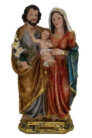 Imagem Sagrada Familia Barroco 22,5cm Resina 4494 Ave Maria