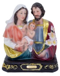 Imagem Sagrada Familia Busto 13,5cm Resina 4496 Ave Maria
