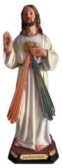 Imagem Jesus Misericordioso Resina 12.5cm Ref 2961 Ave Maria