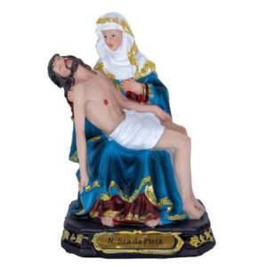 Imagem Nossa Senhora Pieta 15cm Ref 3430 Resina Ave Maria