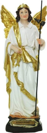 Imagem Sao Rafael Arcanjo 21cm Resina 3611 Ave Maria