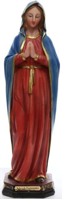 Imagem Nossa Senhora de Pentecoste Resina 20cm 3708 Ave Maria
