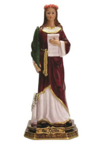 Imagem Santa Cecilia 20cm 2874 Resina Ave Maria