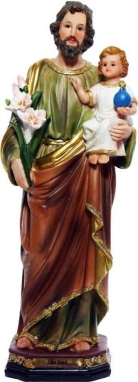 Imagem Sao Jose 20cm Resina Ref 2032 Ave Maria