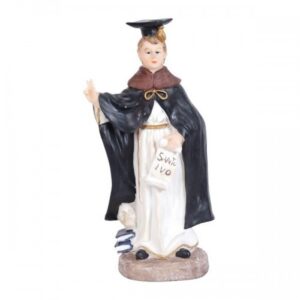 Imagem Santo Ivo 08cm 28663 Resina Ave Maria