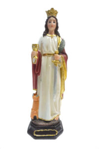 Imagem Santa Barbara 21cm Resina 2087 Ave Maria