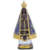 Imagem Nossa Senhora Aparecida Resina 20cm Strass 5317 Ave Maria