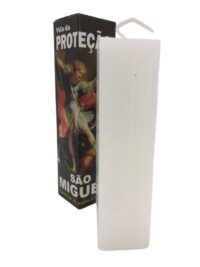 Vela na Caixa Protecao dos Santos 12x3cm Quad. Ref 233