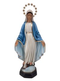 Nossa Senhora das Gracas 32cm Resina Colorida Ref 1099