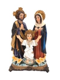 Sagrada Familia Resina 20,3cm Mod Florido Ref Alj21c192a-8-m