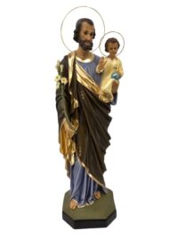 Sao Jose 60cm Colorido Olho de Vidro 10483