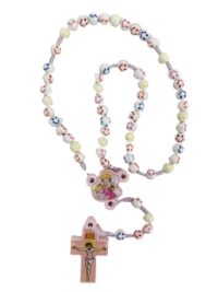 Terco Anjo da Guarda Conta Plastica Colorido Menina Sorriso Ref Tp304 Sta