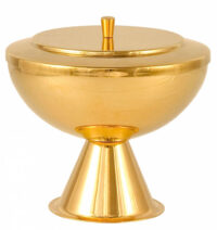 Ciborio Dourado 14x14,5cm 400 Particulas Ref 254