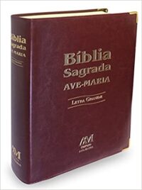 Biblia Sagrada Ave-maria - Letra Grande Caramelo