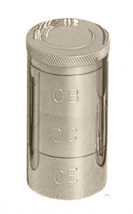 Vaso P/santos Oleos C/3 Niquelado Ref. 7806