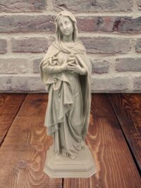 Sagrado Coracao de Maria 95 Cm po de Marmore Ref 490 Imagens Carvalho