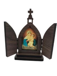 Capela Mae Rainha 11cm Mdf Trabalhado 6mm com Porta 166401000 Fernandas