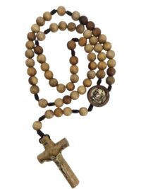 Terco Madeira Imbuia Cordao 10mm Sao Padre Pio S/emb Ref 165835 Aramon