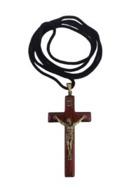 Crucifixo 62mm com Cristo 35x62mm Personalizado no Cordao Cr07