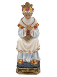 Nossa Senhora da Salette Sentada 23cm Resina Ref Aljb894-9-m
