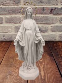 Nossa Senhora das Gracas Marmore Branco 82cm 1094